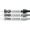 Talens Aquarell|Stifte>Ecoline Duotip "Schwarz-Grau-Set"