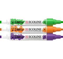 Talens Aquarell|Stifte>Ecoline Duotip "Sekundärfarben-Set"