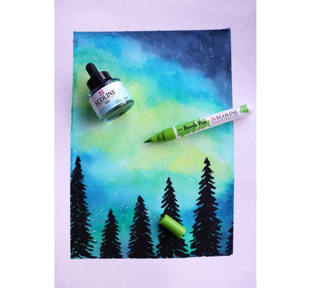 Talens Aquarell|Stifte>Ecoline Duotip "Sekundärfarben-Set"