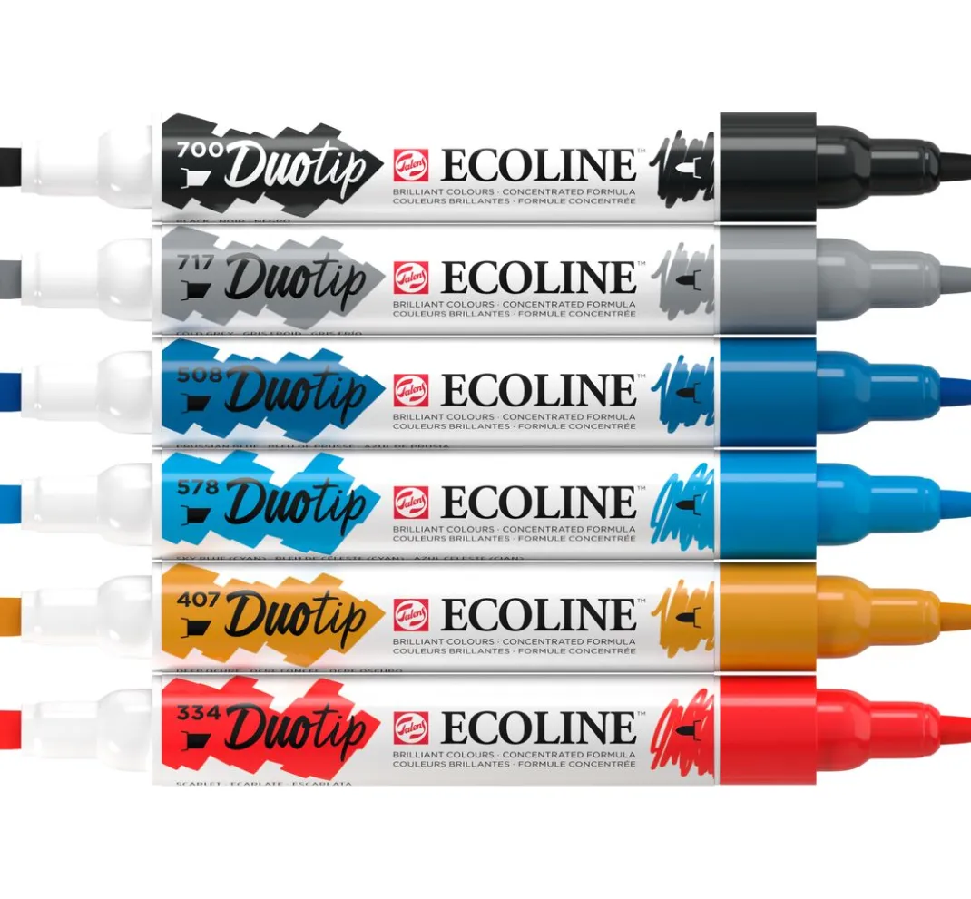 Talens Aquarell|Stifte>Ecoline Duotip "Urban Landscape-Set"