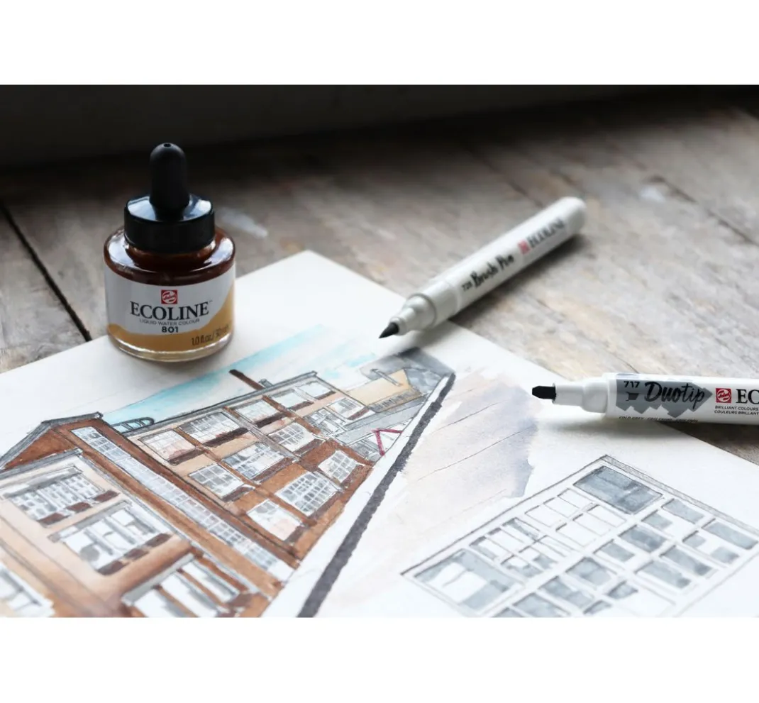 Talens Aquarell|Stifte>Ecoline Duotip "Urban Landscape-Set"