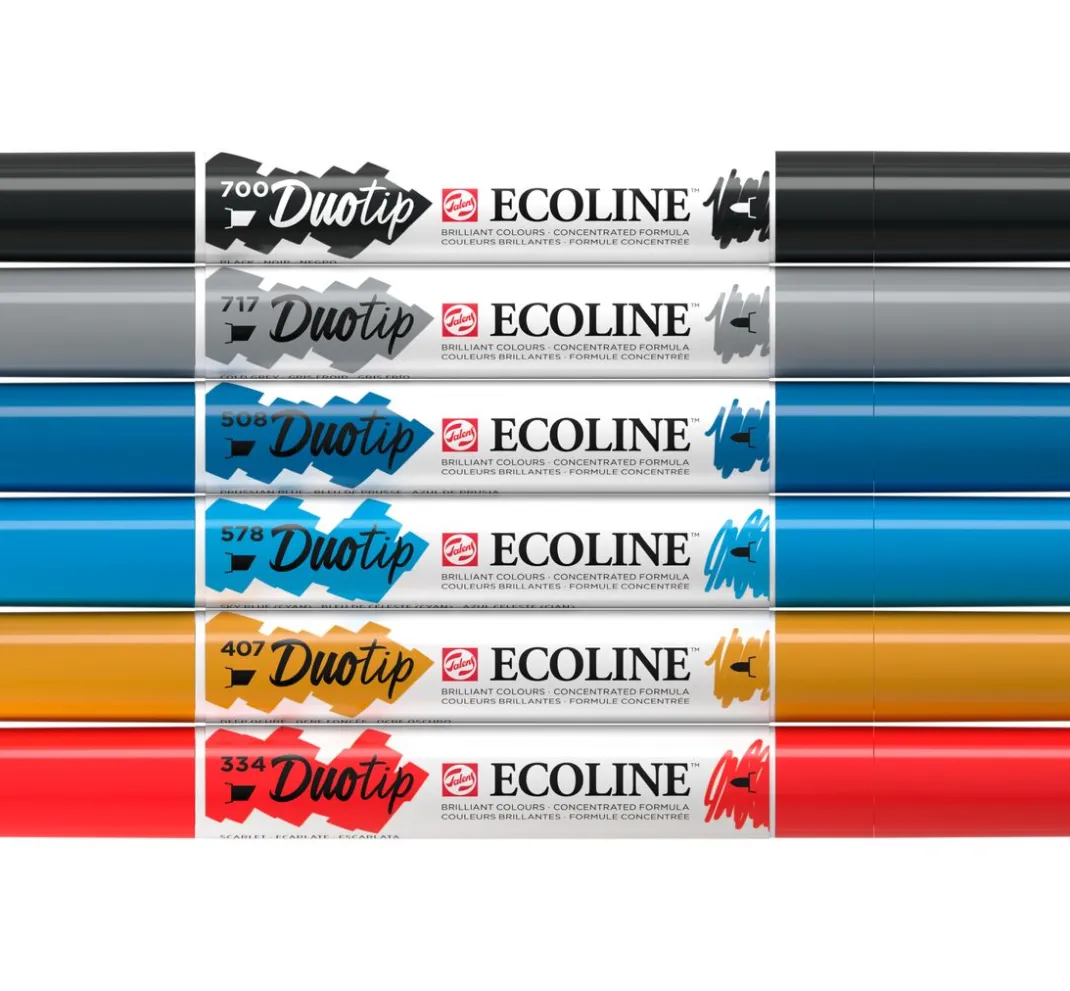 Talens Aquarell|Stifte>Ecoline Duotip "Urban Landscape-Set"