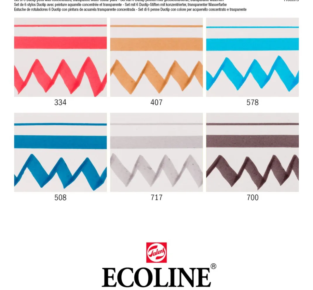 Talens Aquarell|Stifte>Ecoline Duotip "Urban Landscape-Set"