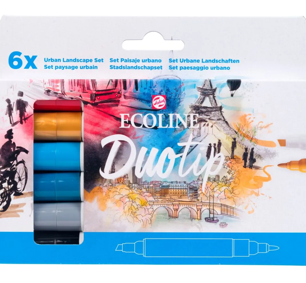 Talens Aquarell|Stifte>Ecoline Duotip "Urban Landscape-Set"
