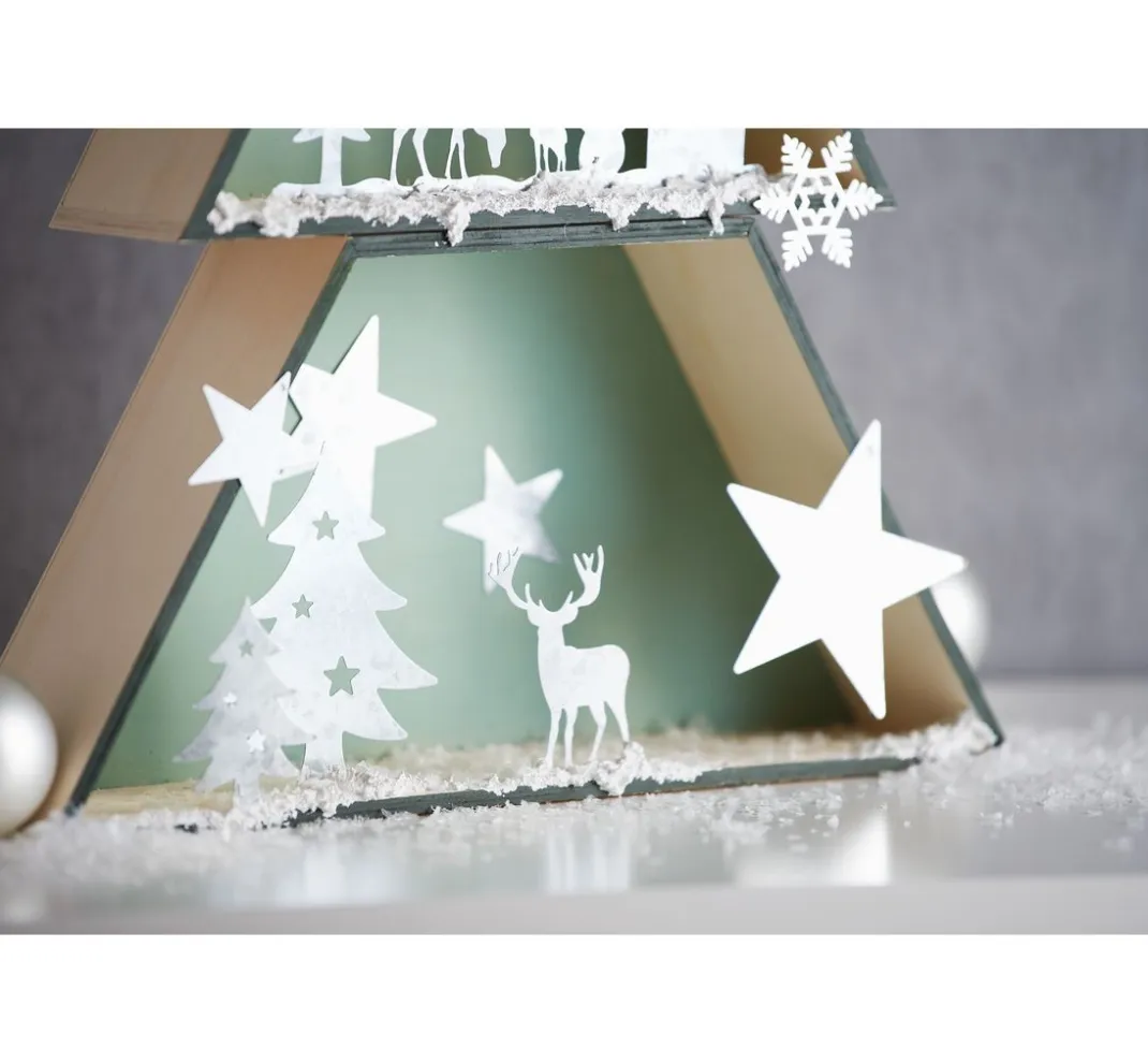 Kinder Rico Design Holz|Serviettentechnik>Tannenbaum Holzboxen-Set