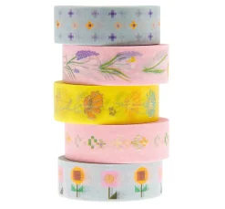 Rico Design Masking Tape|Sticker & Klebebänder>Tape-Set "Floral"