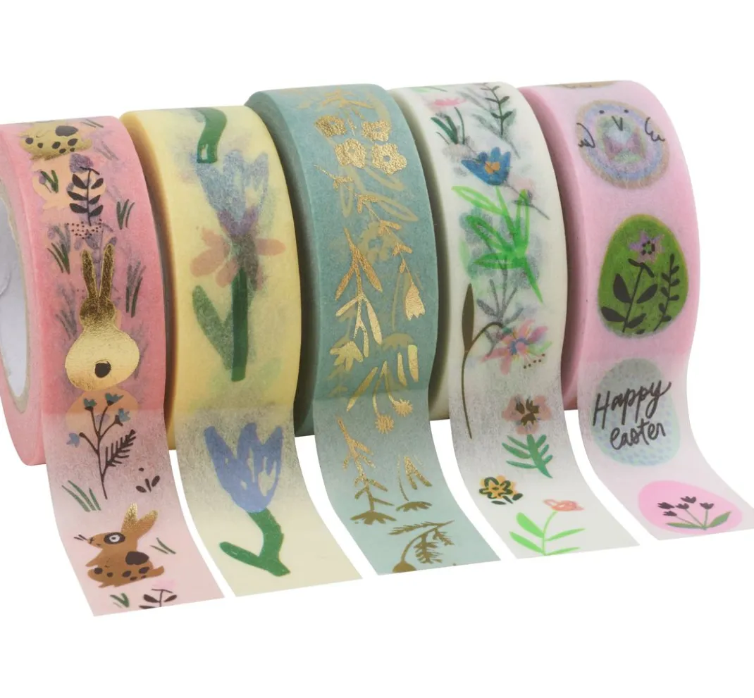 Rico Design Masking Tape|Sticker & Klebebänder>Tape-Set "Happy Easter"