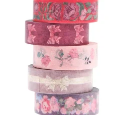 Rico Design Masking Tape|Sticker & Klebebänder>Tape-Set "La Vie En Rose"