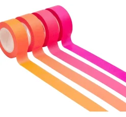 Rico Design Masking Tape|Sticker & Klebebänder>Tape-Set "Neon", Rottöne
