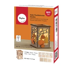 Rayher Holz, Mdf & Pappmaché>Tischlaterne "Kürbis"