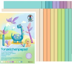 Kinder URSUS Papier|Tonpapier & Fotokarton>Tonpapier-Block "Pastell"