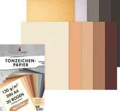 Kinder MarpaJansen Papier|Tonpapier & Fotokarton>Tonpapier-Sortierung "Erdtöne"