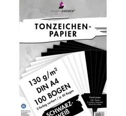 Kinder MarpaJansen Papier|Tonpapier & Fotokarton>Tonpapier-Sortierung "Schwarz-Weiß"