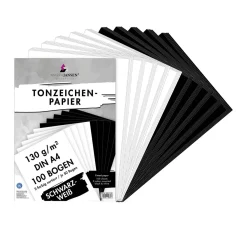 Kinder MarpaJansen Papier|Tonpapier & Fotokarton>Tonpapier-Sortierung "Schwarz-Weiß"