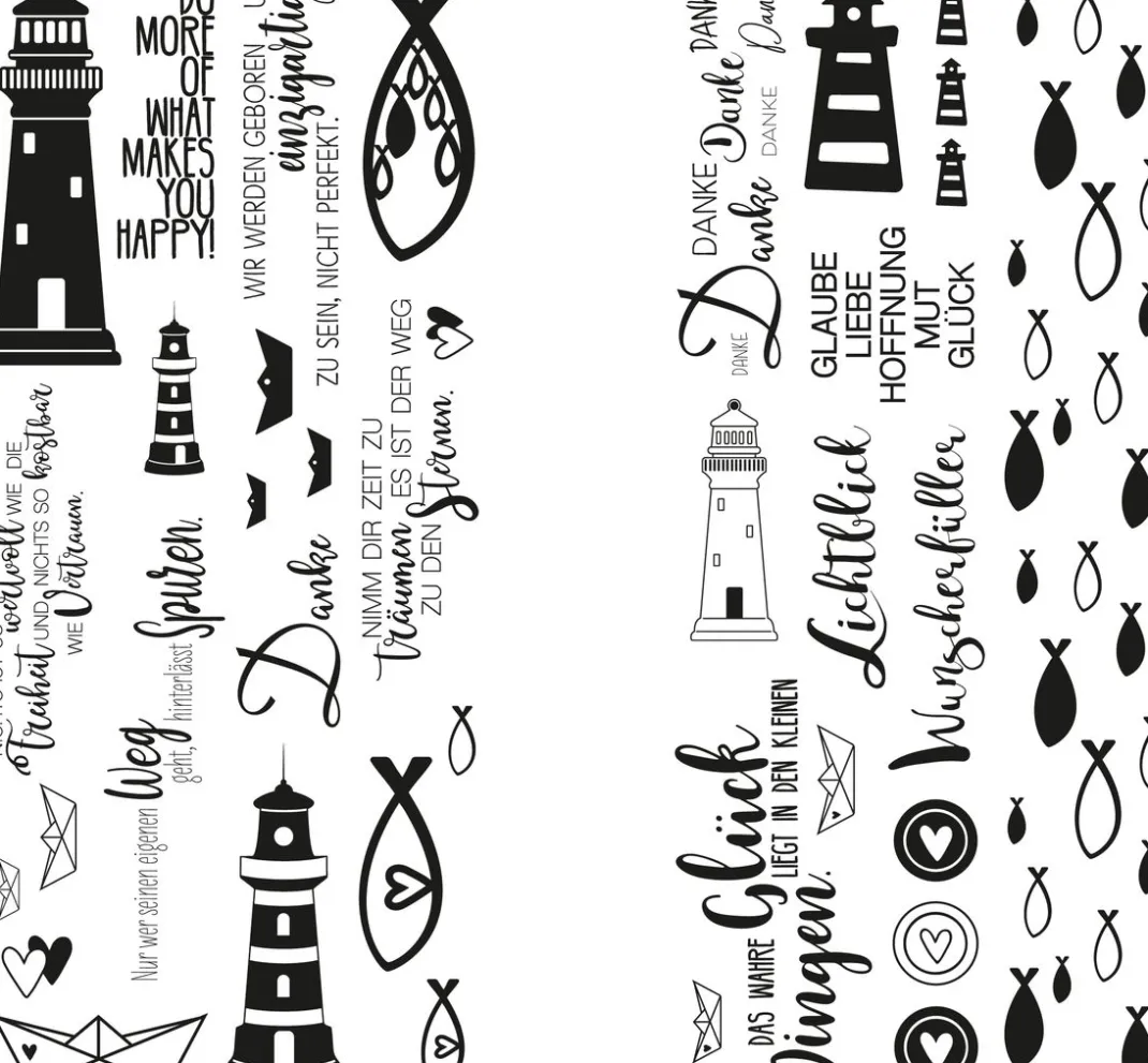 Rayher Weitere Bastelfolie|Kerzen Gestalten>Transferfolie "Leuchtturm, Fische & Co"