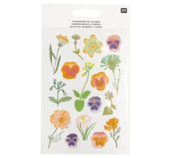 Rico Design Sticker & Klebebänder|Kartengestaltung>Transfermotive "Blumen"