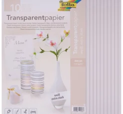 folia Laterne Basteln|Transparentpapier>Transparentpapier, 10 Blatt