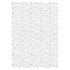 URSUS Transparentpapier|Kartengestaltung>Transparentpapier "Silver Style Words"