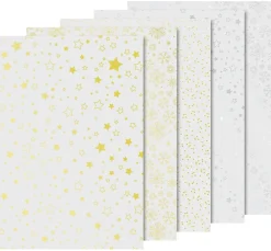 Heyda Transparentpapier>Transparentpapier-Set "Weihnachten" Gold/Silber