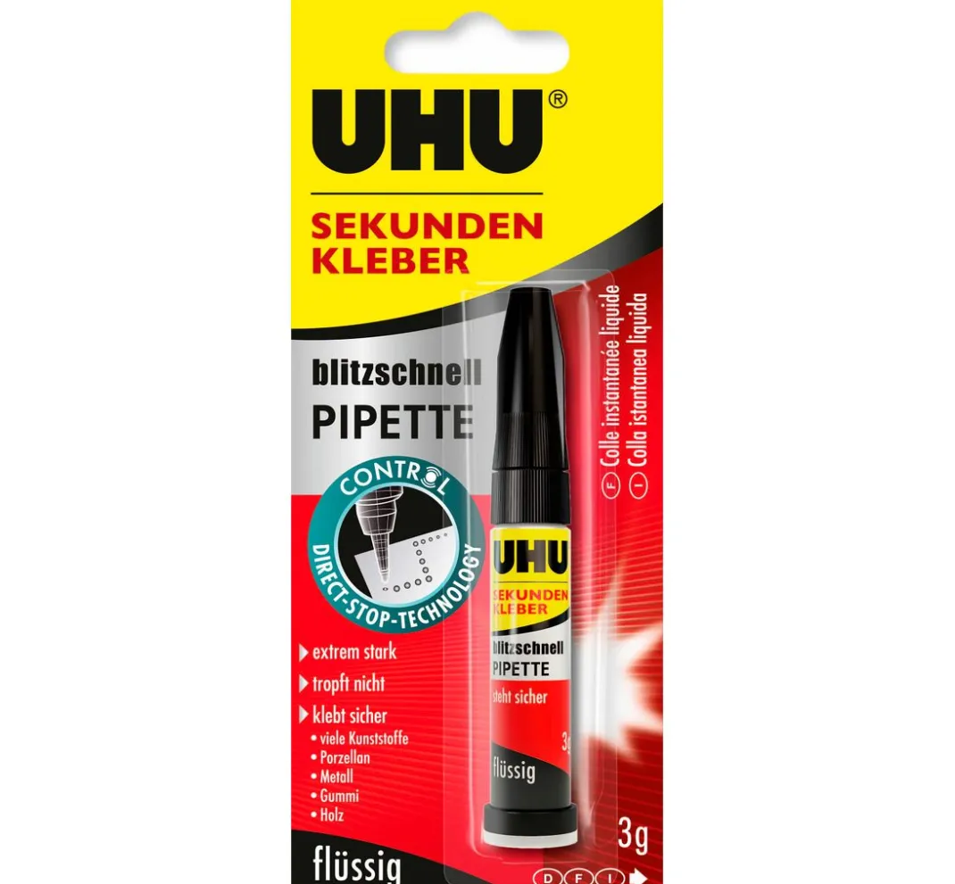 UHU Kartengestaltung|Klebstoffe>Sekundenkleber
