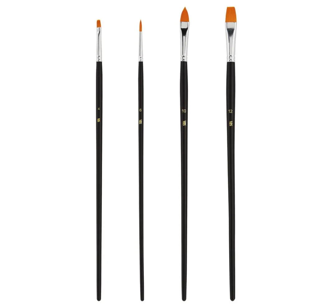 VBS Malen & Zeichnen|Pinsel>Acryl Pinsel, 4er-Set