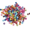 Kinder VBS XXL Perlen|Perlensterne>VBS Acrylperlen "Bunt-Opak", Ø 12 mm, 250 g