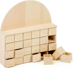 VBS Adventskalender|Serviettentechnik>Adventskalender mit 24 Schüben