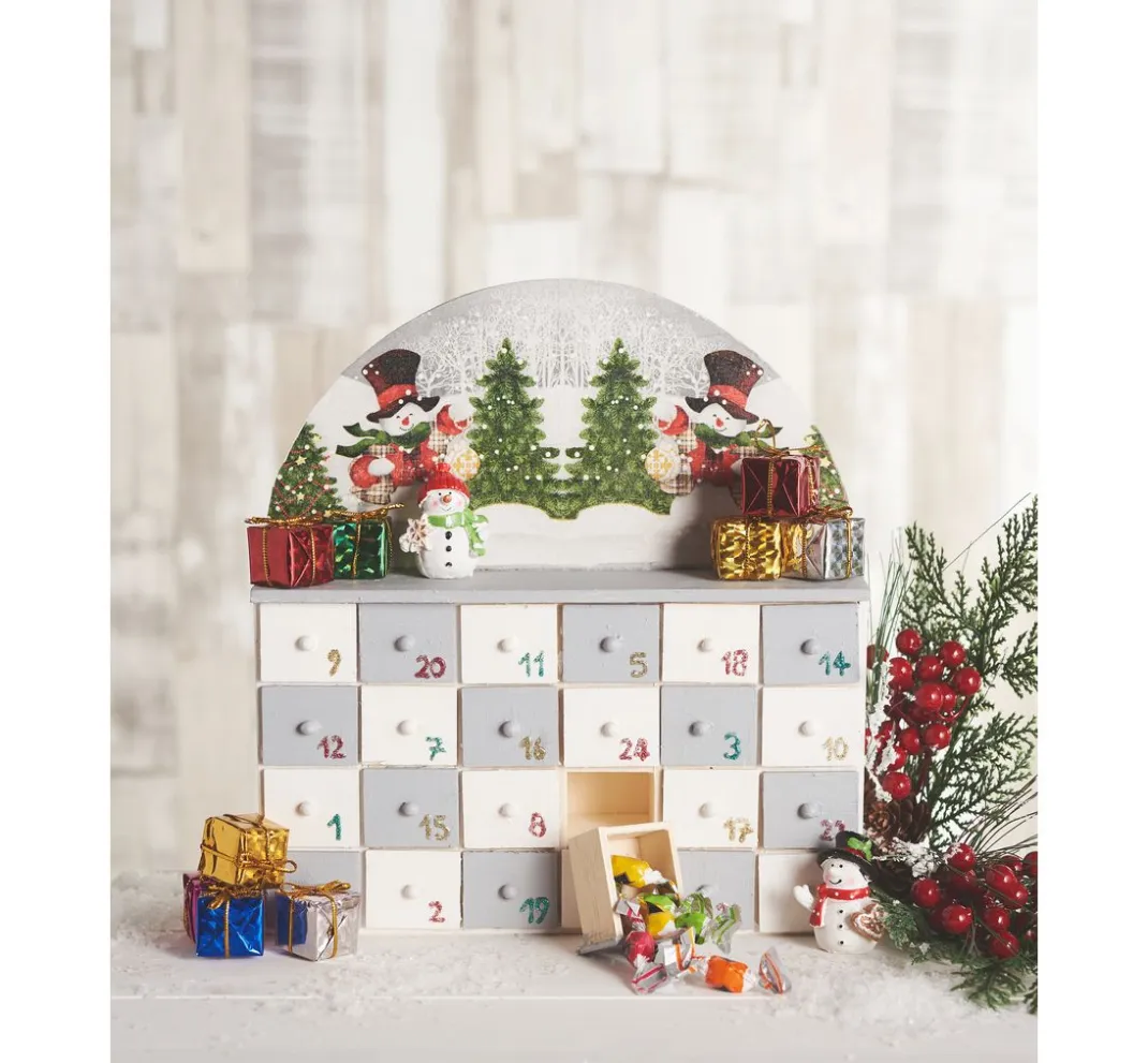 VBS Adventskalender|Serviettentechnik>Adventskalender mit 24 Schüben