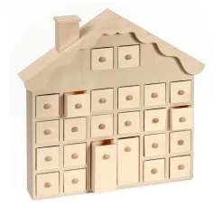 VBS Adventskalender|Serviettentechnik>Adventskalender "Weihnachtshaus"