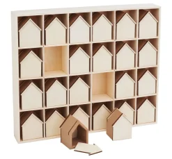 VBS Adventskalender|Holz, Mdf & Pappmaché>Adventskalender-Häuser