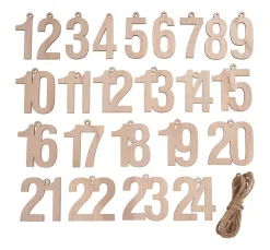 VBS Adventskalender|Anhänger>Adventszahlen "Anhänger" mit Kordel