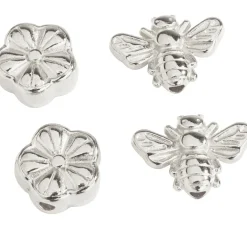 PRACHT Metallperlen|Anhänger & Charms>VBS Anhänger "Bee & Flower"
