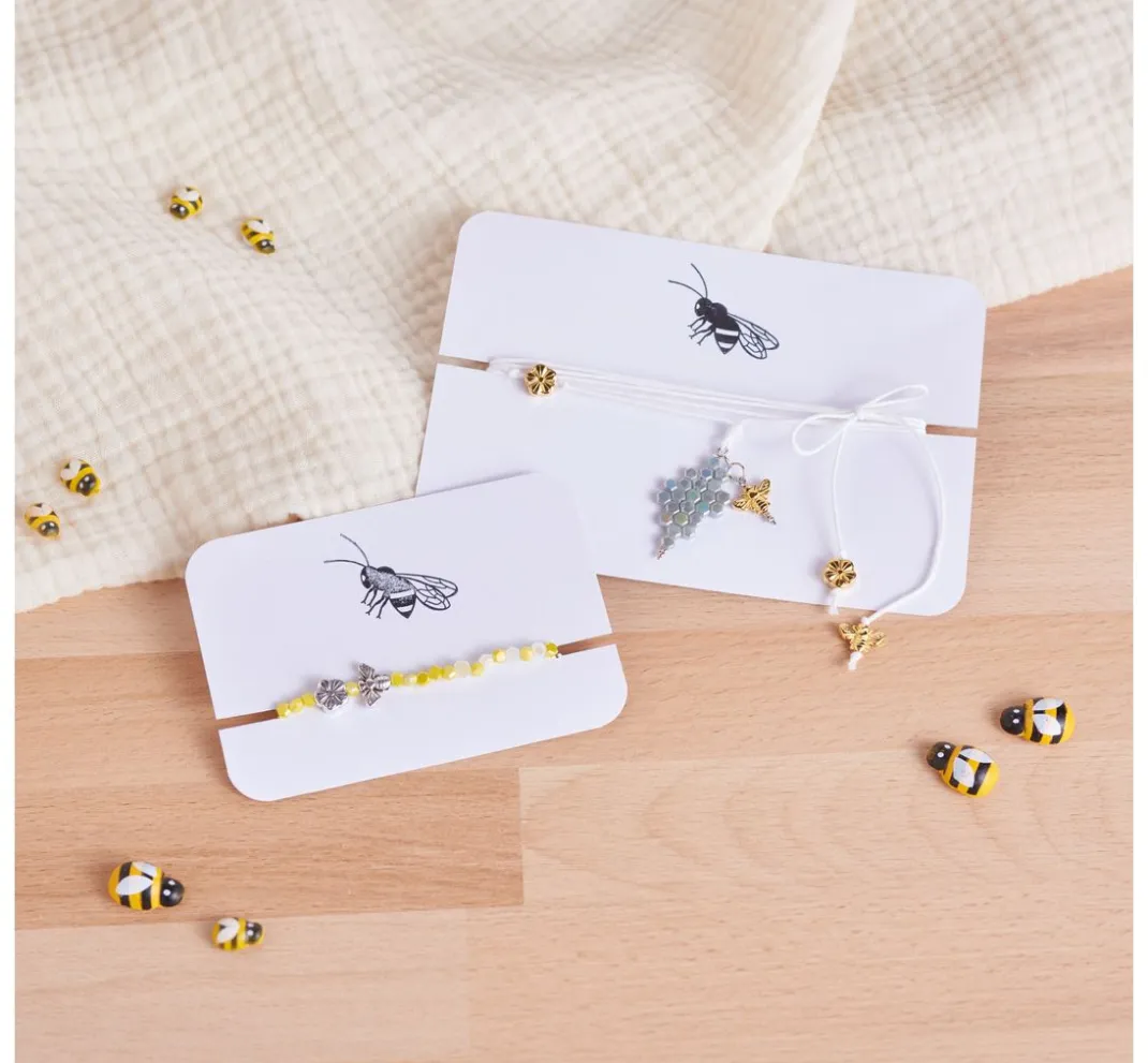 PRACHT Metallperlen|Anhänger & Charms>VBS Anhänger "Bee & Flower"