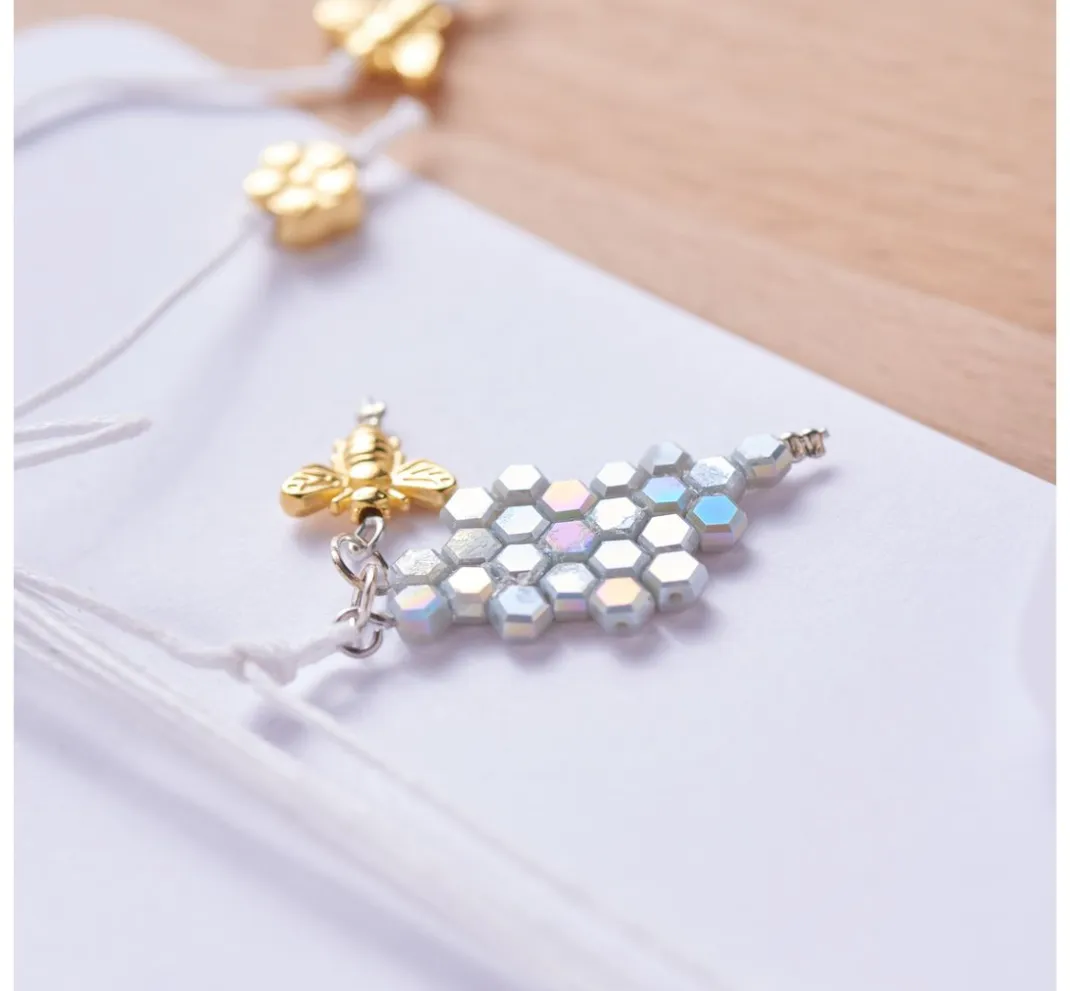 PRACHT Metallperlen|Anhänger & Charms>VBS Anhänger "Bee & Flower"