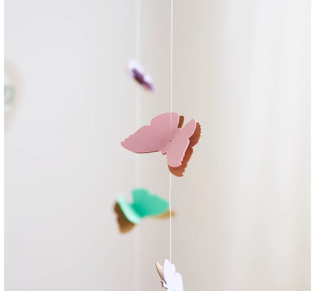 VBS Anhänger|Holz, Mdf & Pappmaché>Anhänger "Blumen, Herzen und Schmetterlinge"