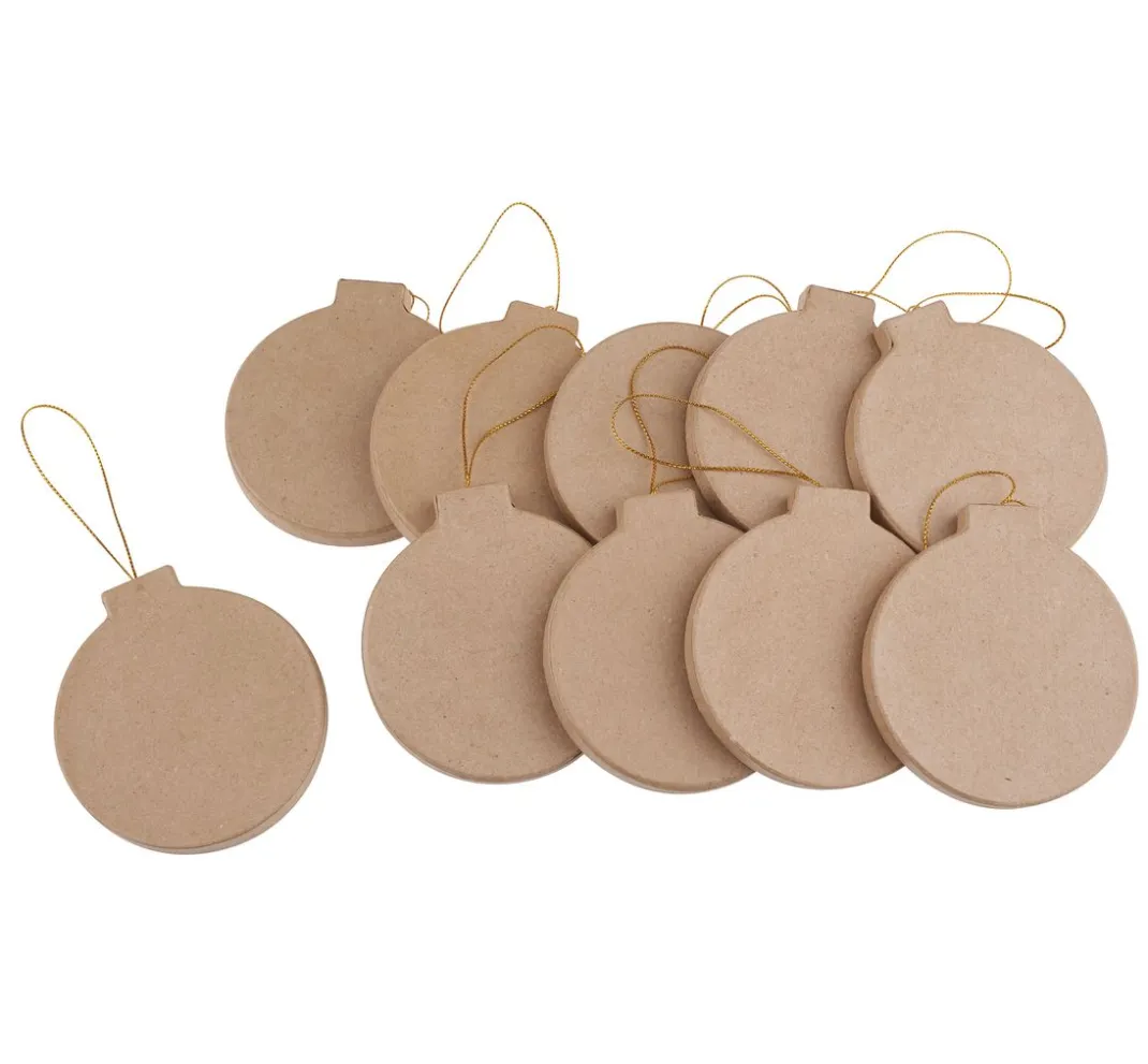 VBS Décopatch|Anhänger>Anhänger "Weihnachtskugeln", flach
