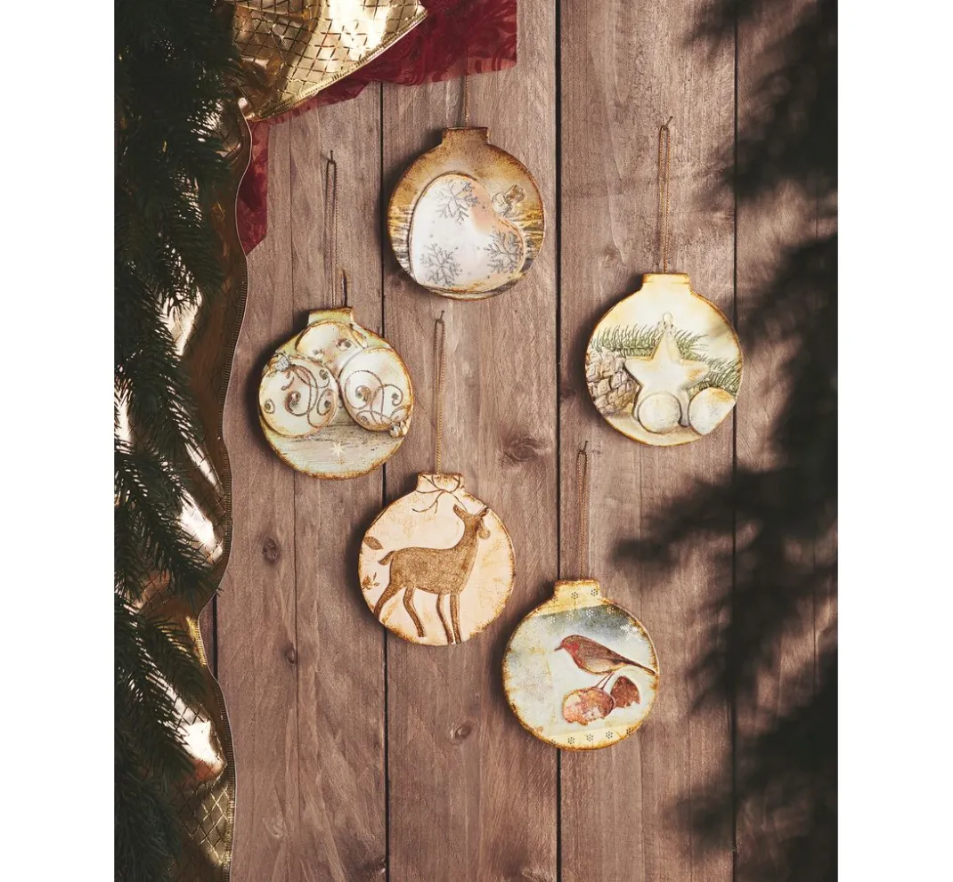 VBS Décopatch|Anhänger>Anhänger "Weihnachtskugeln", flach