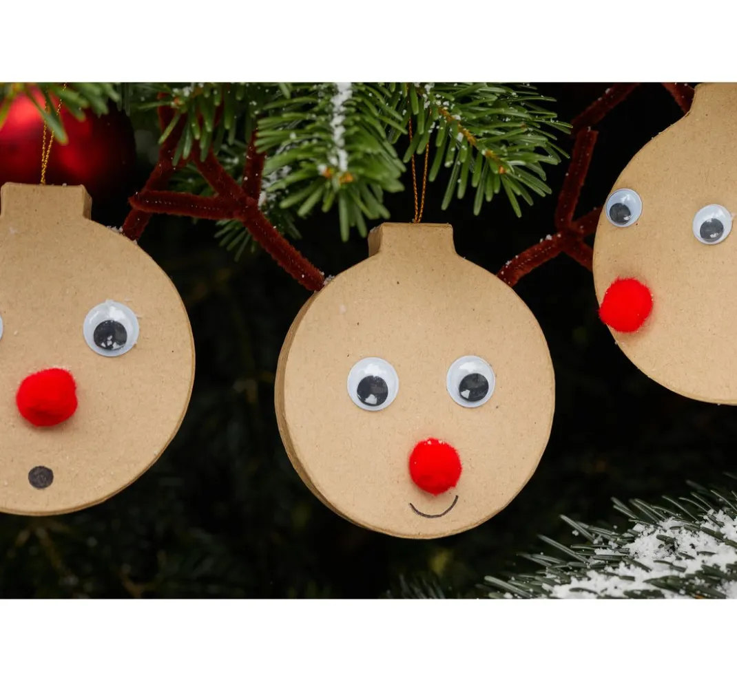 VBS Décopatch|Anhänger>Anhänger "Weihnachtskugeln", flach