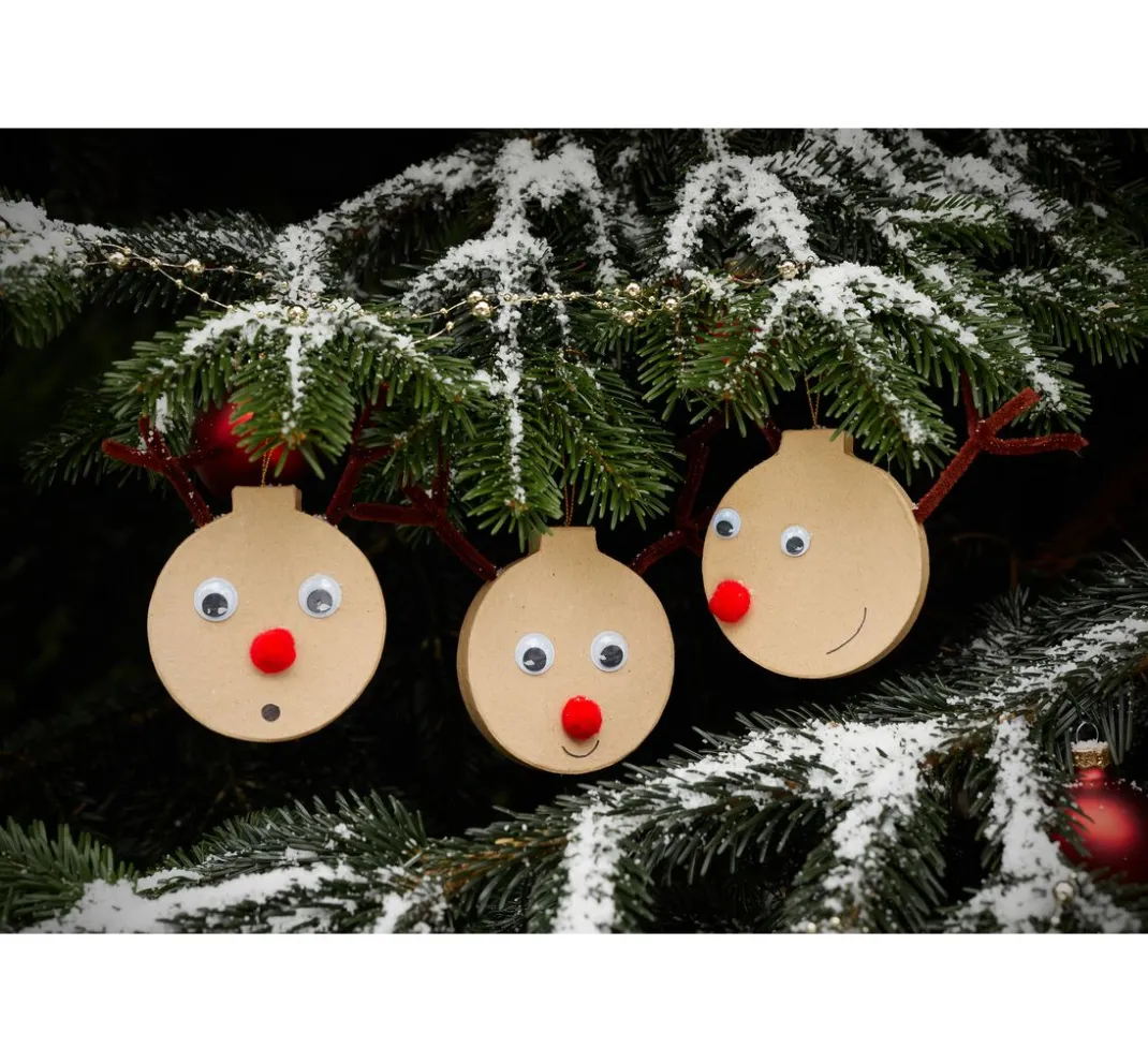 VBS Décopatch|Anhänger>Anhänger "Weihnachtskugeln", flach