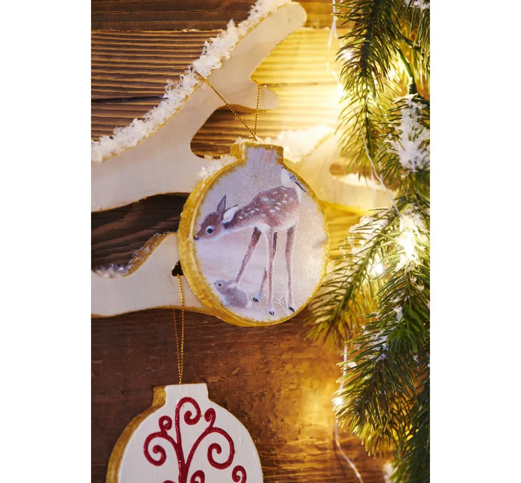 VBS Décopatch|Anhänger>Anhänger "Weihnachtskugeln", flach