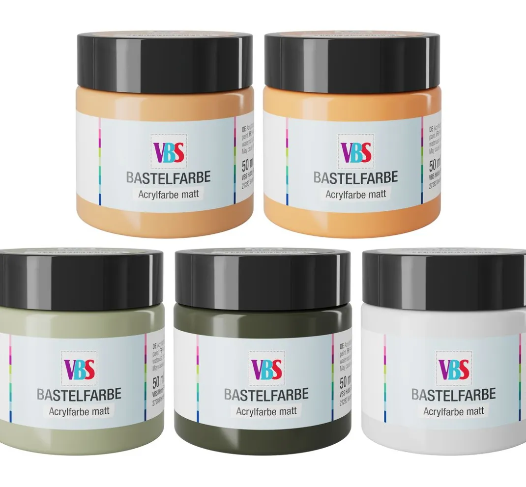 Kinder VBS Bastelfarbe|Farbsets>Bastelfarben Set "Nature"