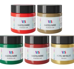 Kinder VBS Bastelfarbe|Farbsets>Bastelfarben Set "X-mas"