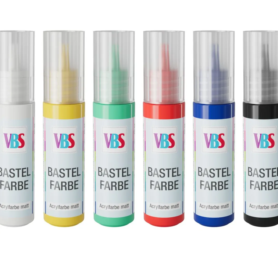 Kinder VBS Bastelfarbe|Farbsets>Bastelfarben-Set "Basic"