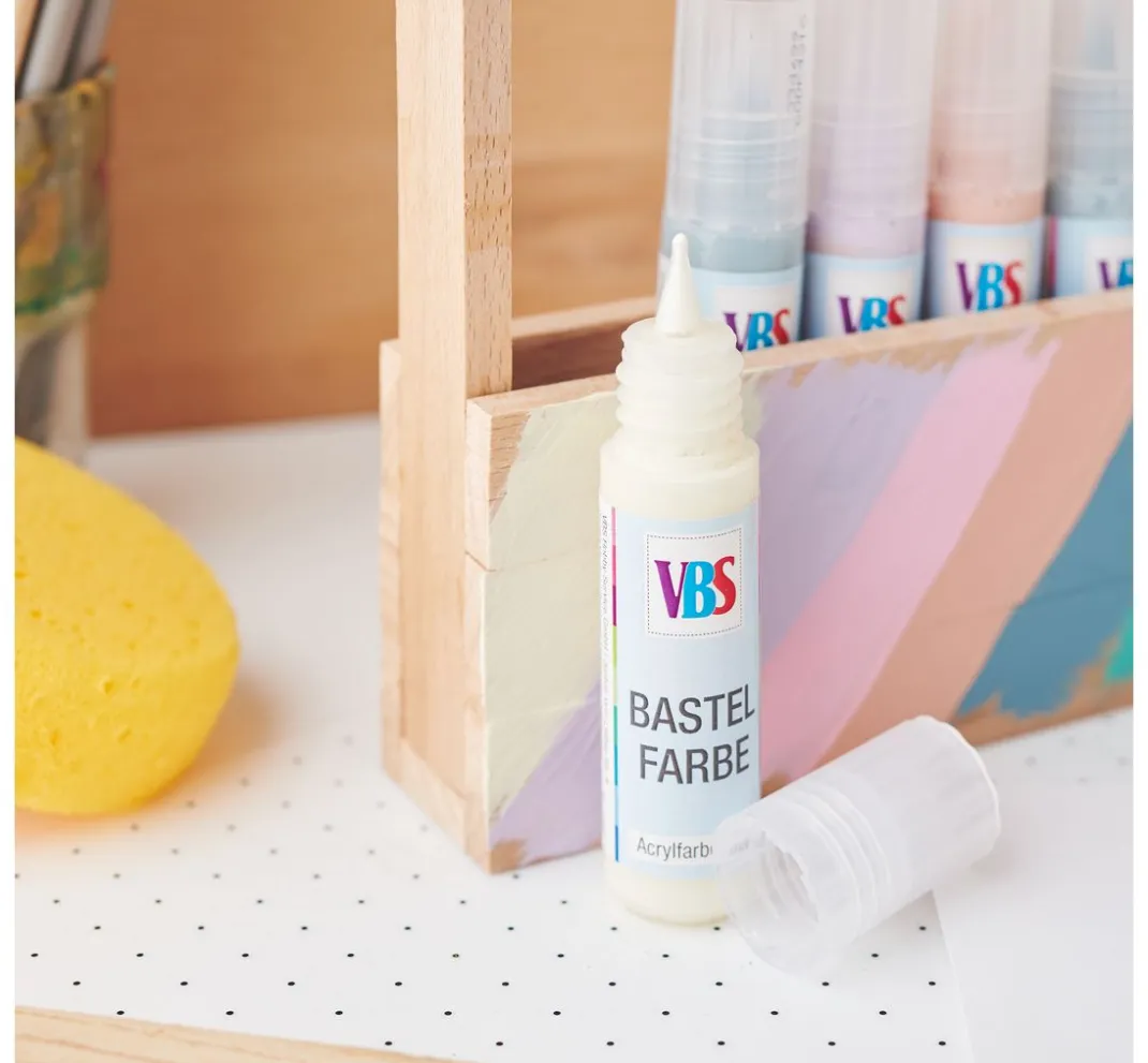Kinder VBS Bastelfarbe|Farbsets>Bastelfarben-Set "Pastel"