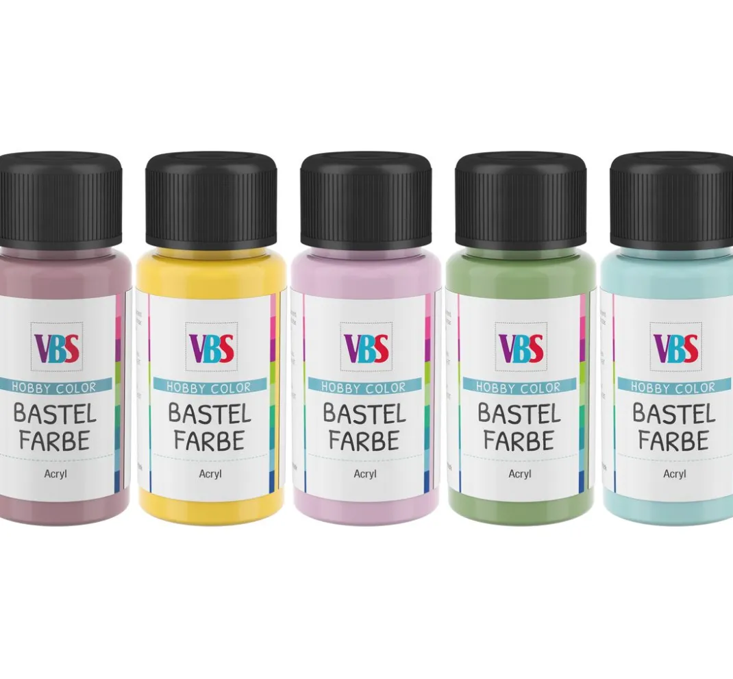 VBS Farbsets|Bastelfarbe>Bastelfarben-Set "Pastel poetry"