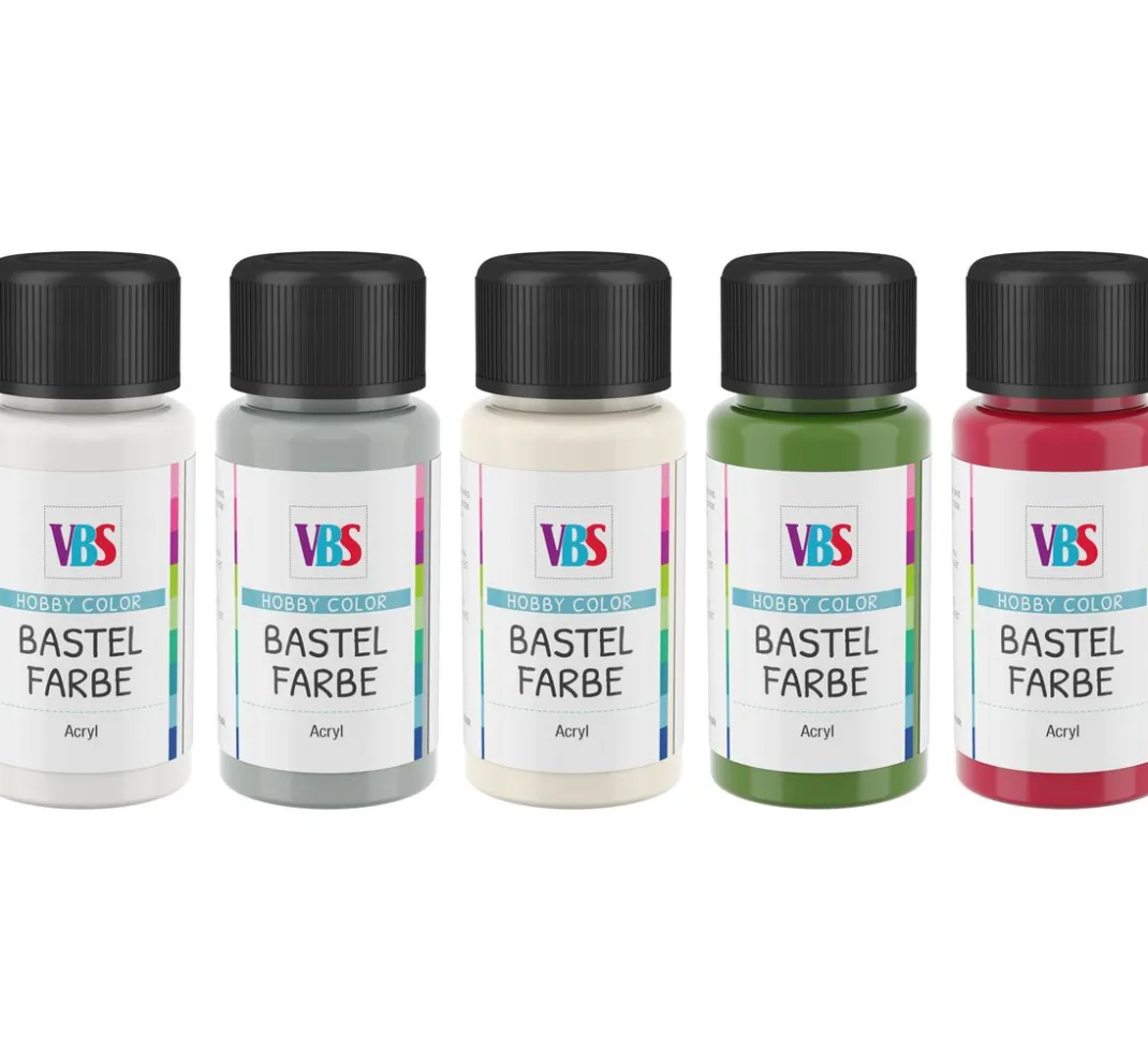 VBS Farbsets|Bastelfarbe>Bastelfarben-Set "Warm Xmas"