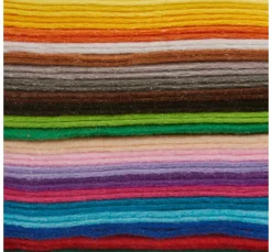 Kinder VBS XXL Filz|Bastelzubehör>VBS Bastelfilz Sortiment "22 Farben"