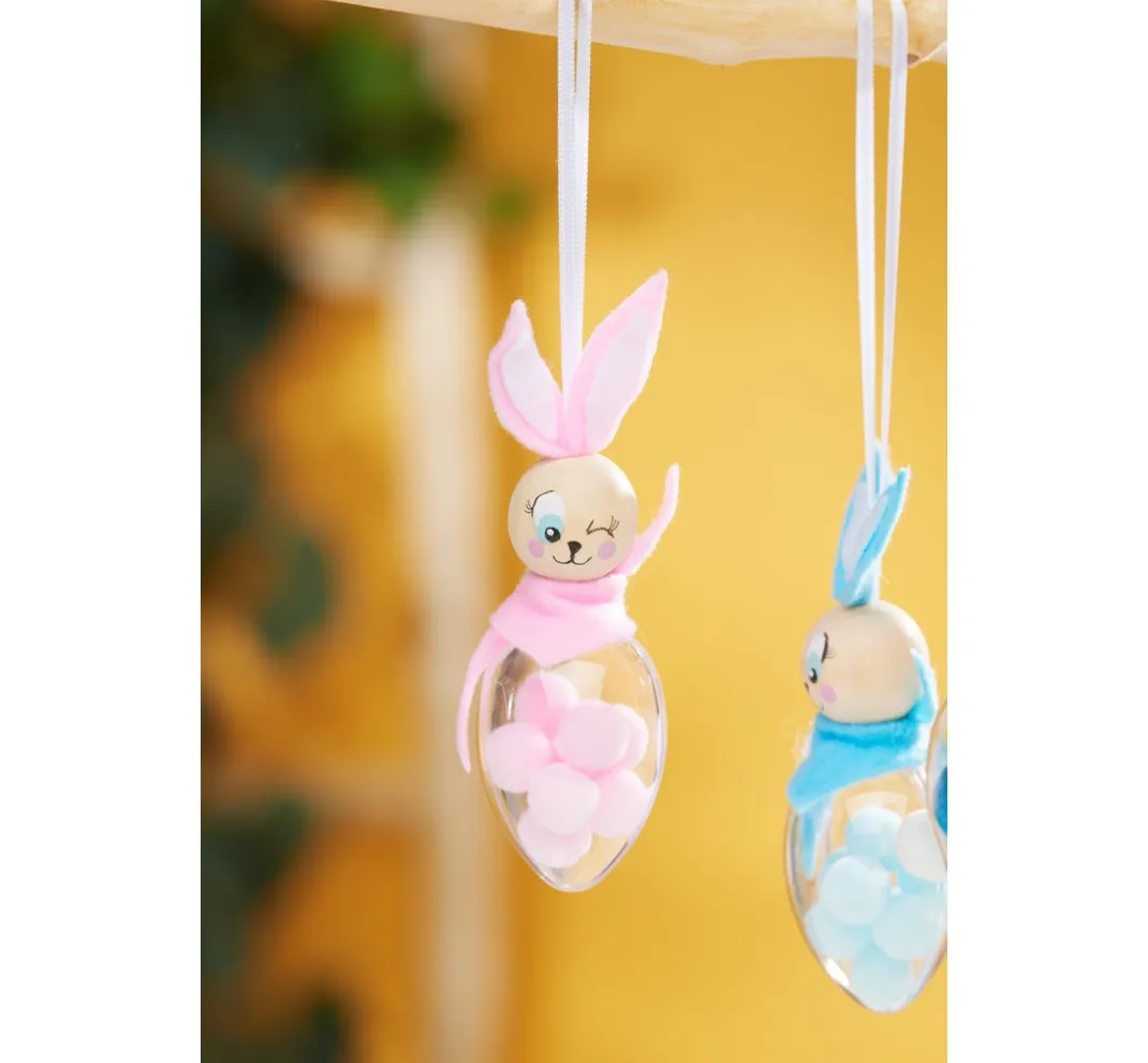Kinder VBS Deko-Bastelsets|Weitere Geschenkideen Für Kinder>Bastelset Acryleier Hasen