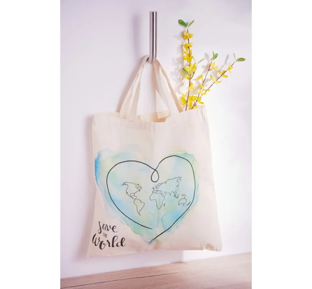 VBS XXL Textil-Design|Taschen-Design>VBS Baumwolltaschen "22 x 26 cm", Naturweiß, 20 Stück