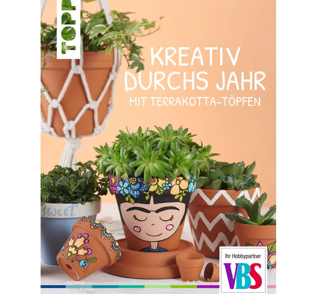 VBS Bücher|Bücher>Buch "Kreativ durchs Jahr mit Terrakotta-Töpfen"